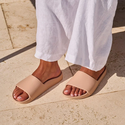 Archies Arch Support Slides Tan