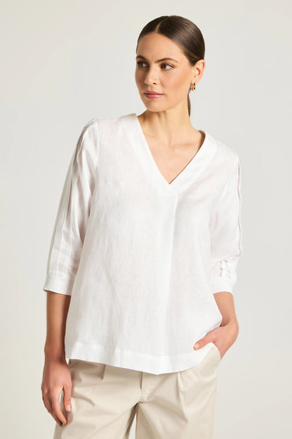 Kara Top White