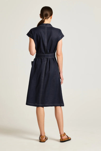 Atlas Dress Navy