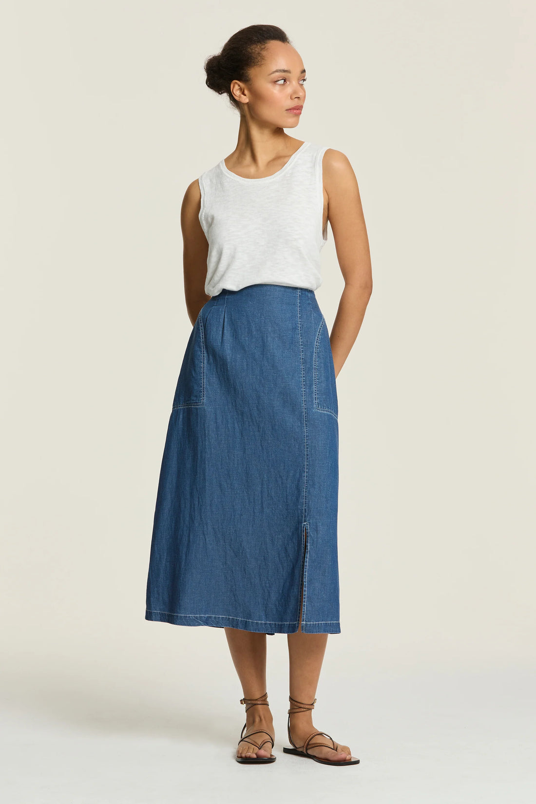 Maya Skirt Chambray