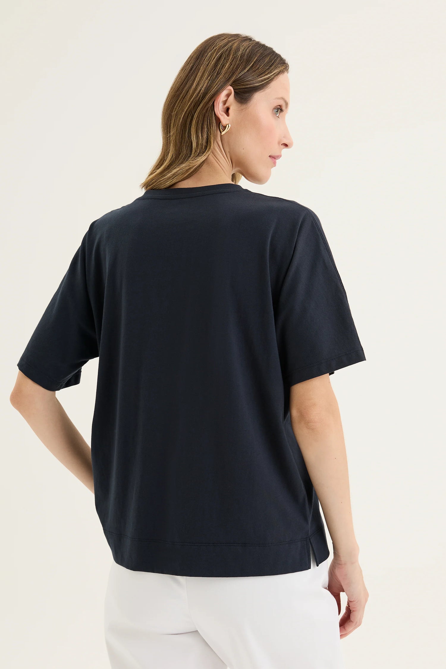 Yarra Trail Glass Tee Navy