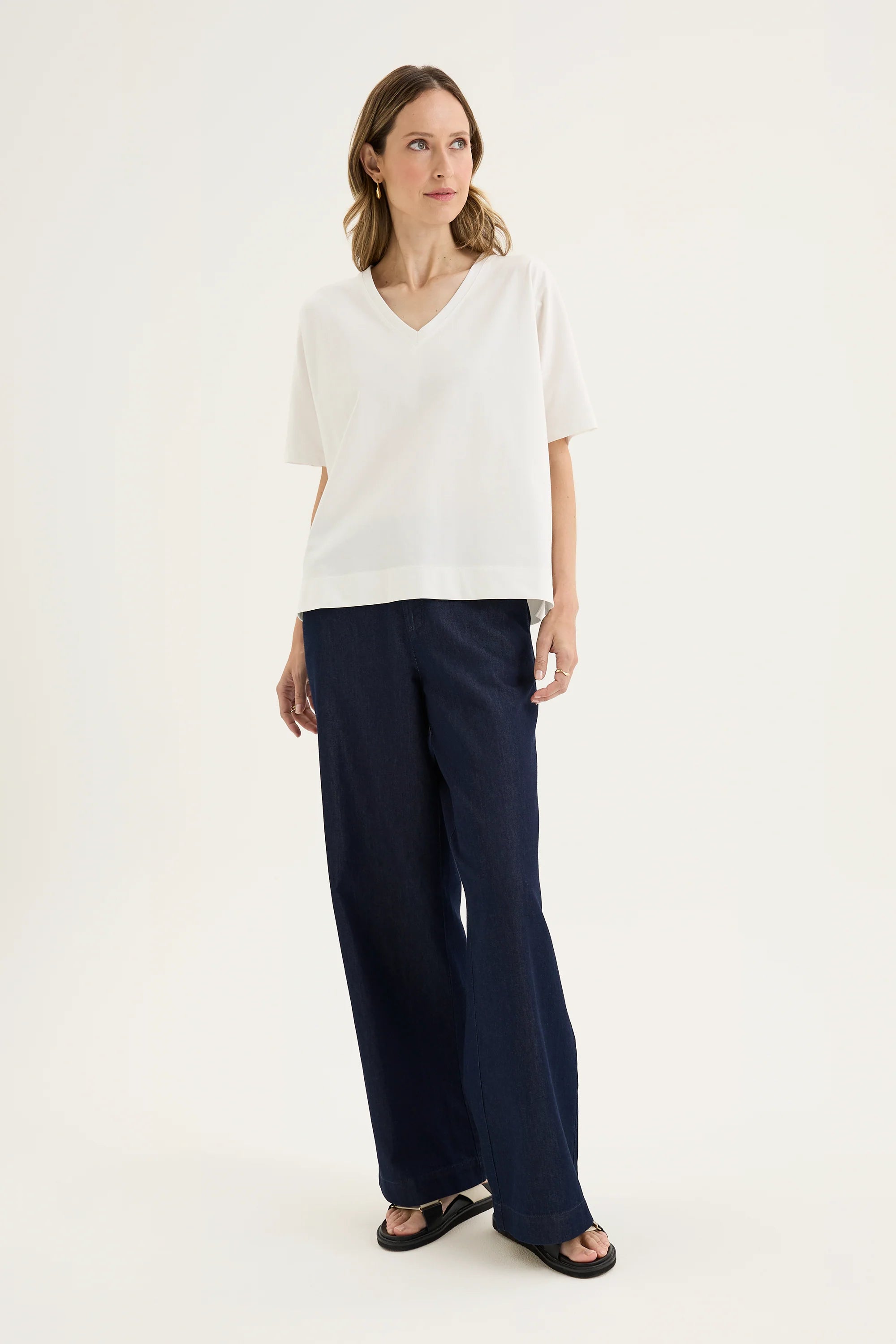 Yarra Trail Glass Tee Ecru