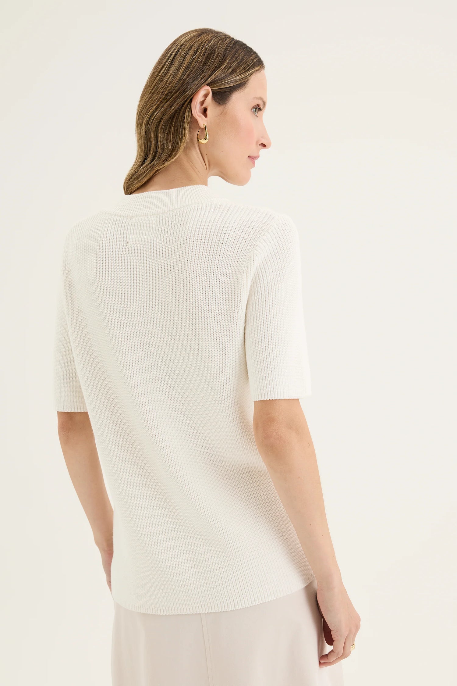 Yarra Trail Cordon Knit Ecru