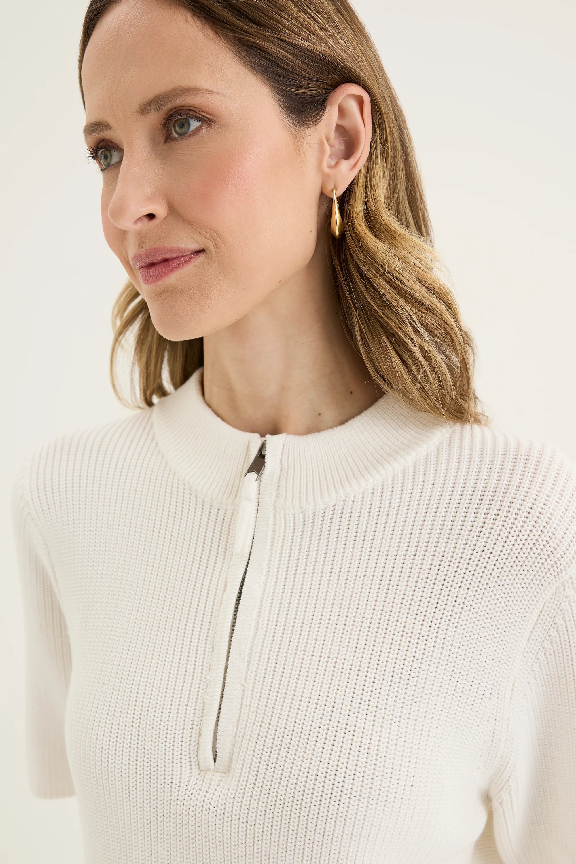Yarra Trail Cordon Knit Ecru