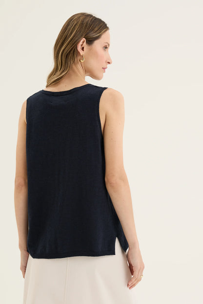 Yarra Trail  Blaze Knit Navy