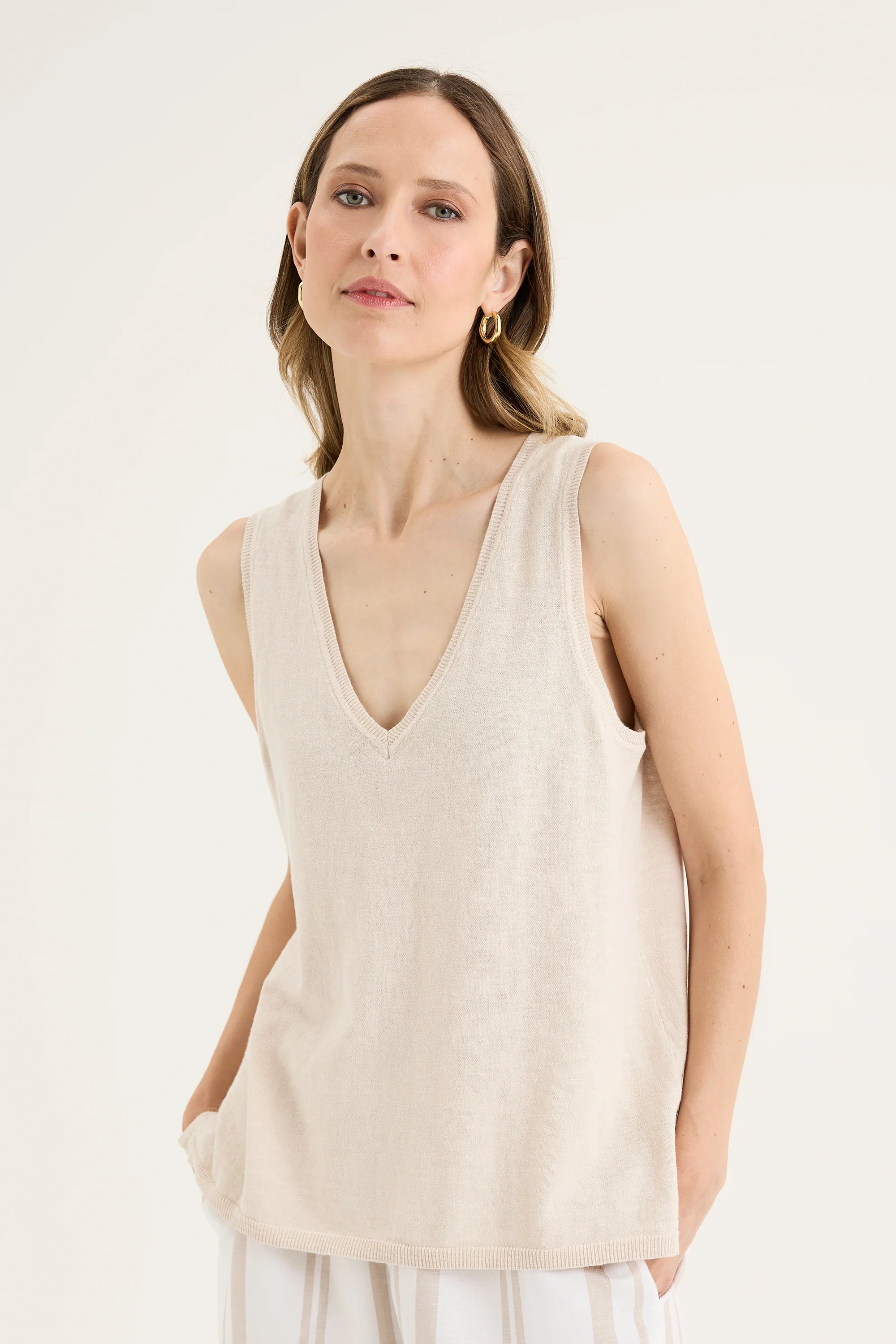 Yarra Trail Blaze Knit Cashew 2