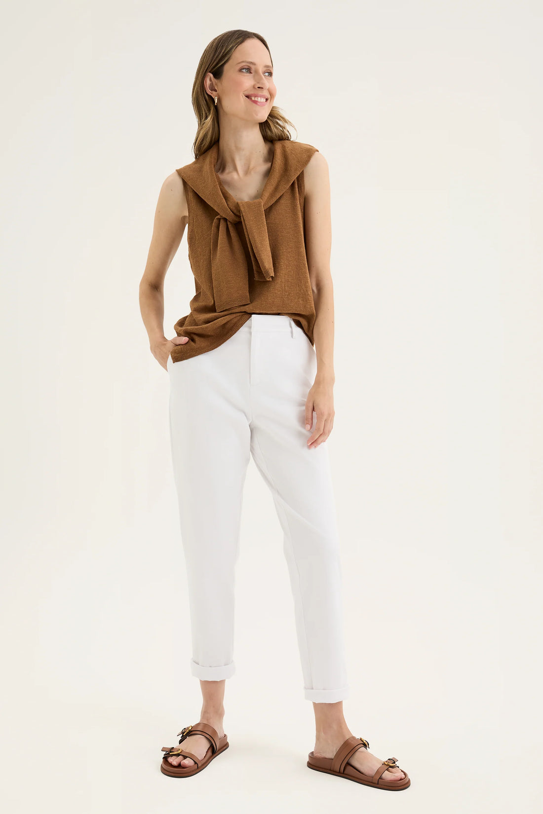 Yarra Trail  Blaze Knit Nutmeg