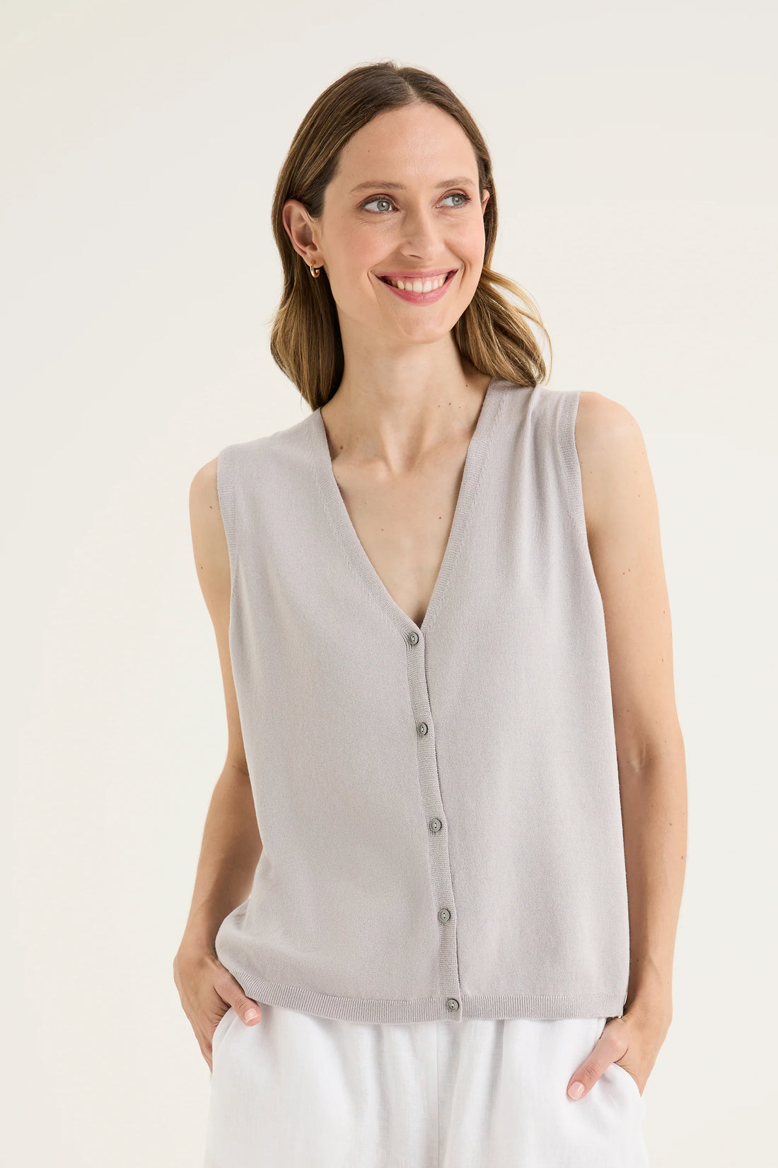 Yarra Trail Rise Knit Vest Stirling