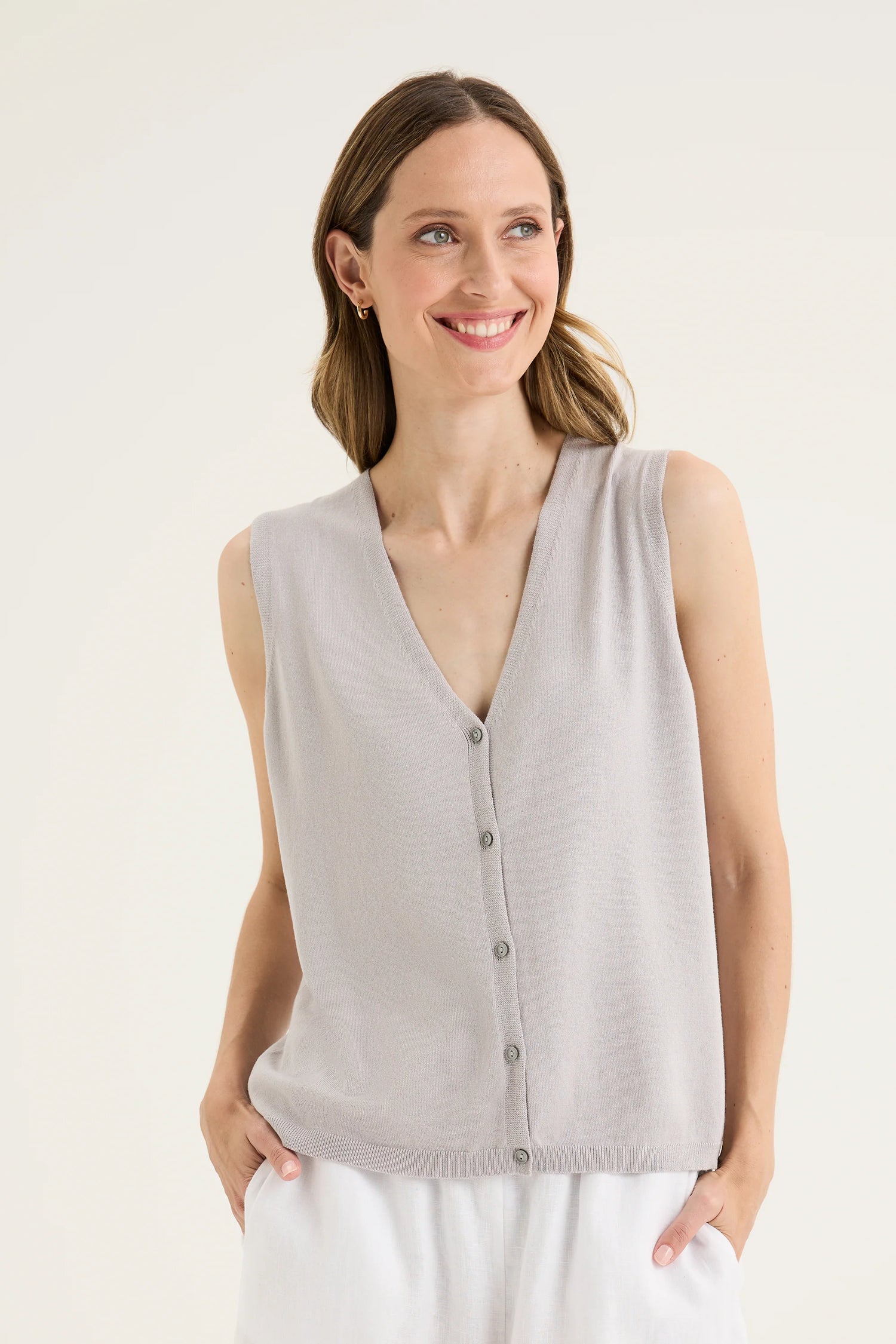 Yarra Trail Rise Knit Vest Stirling