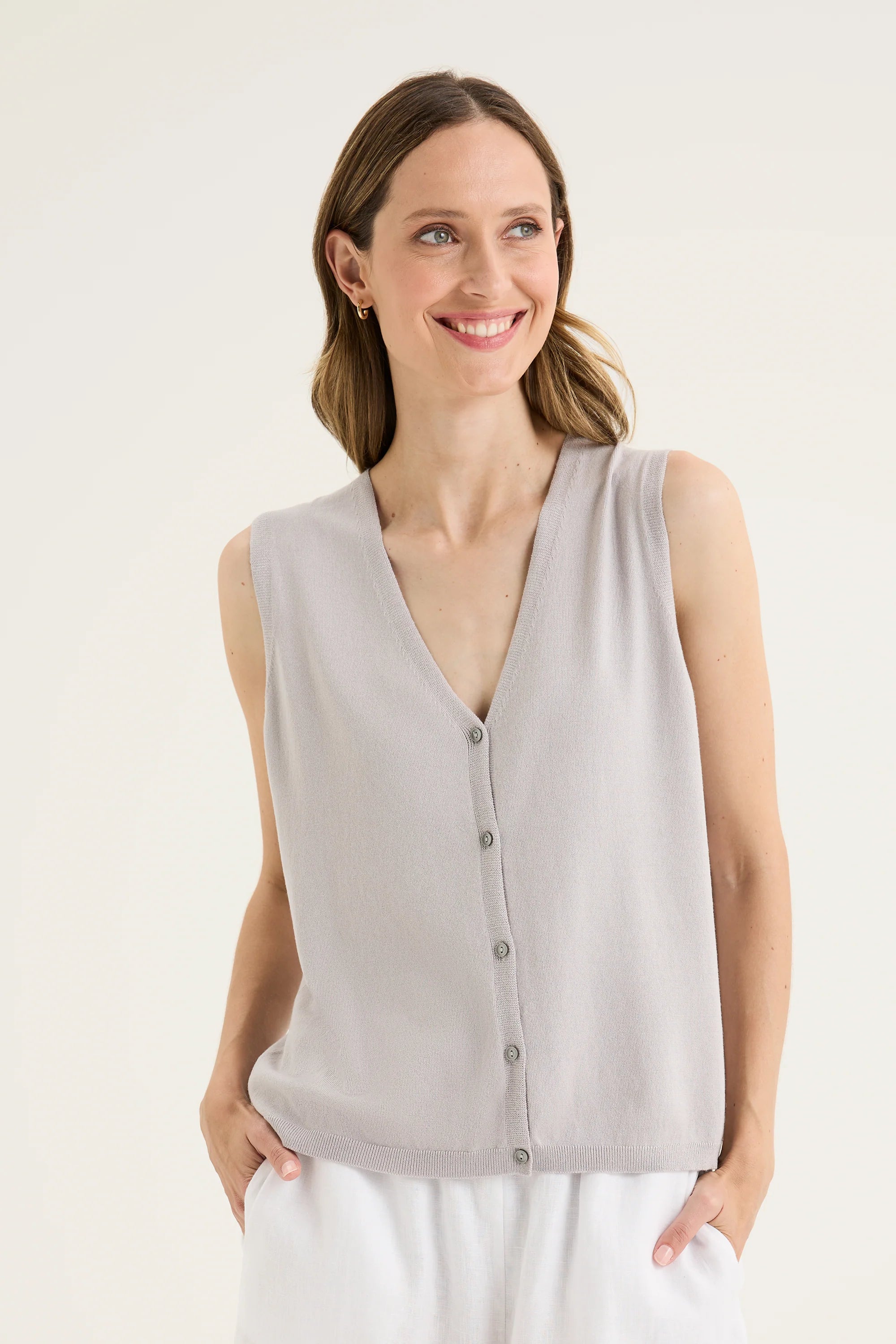 Yarra Trail Rise Knit Vest Stirling