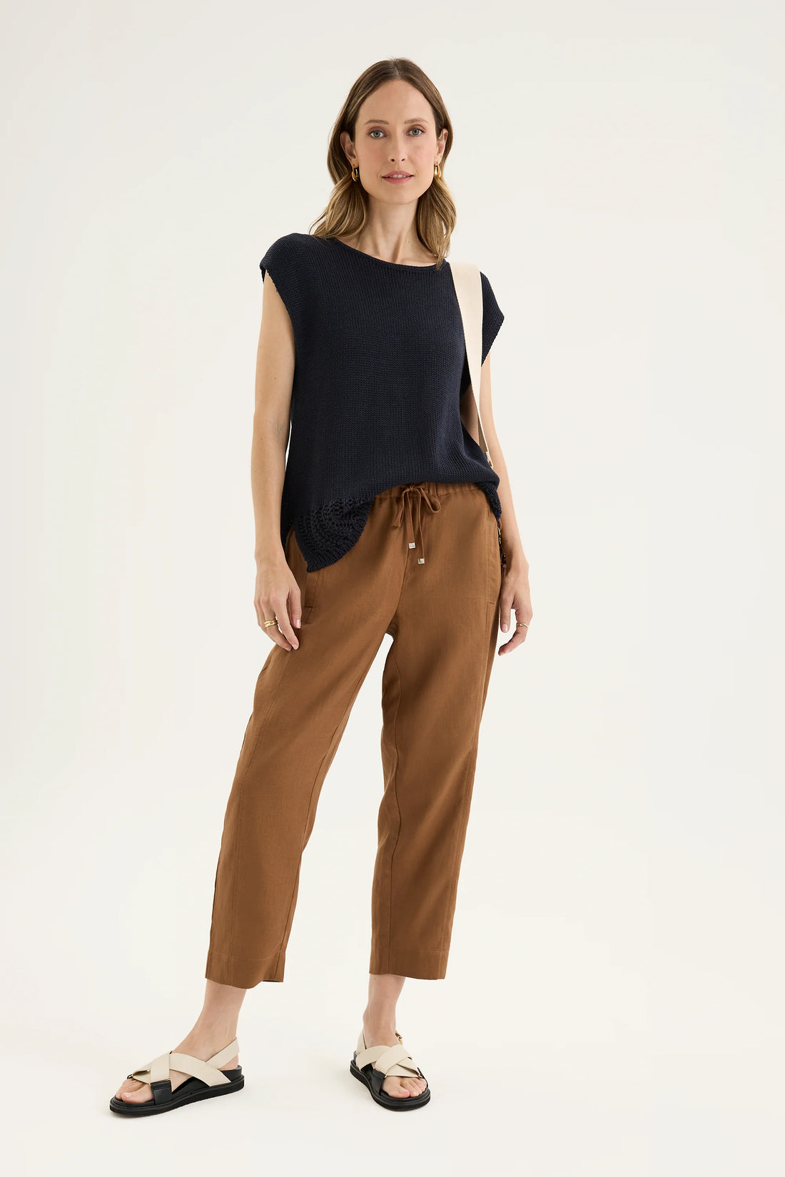 Yarra Trail Tirari Slim Pant Nutmeg
