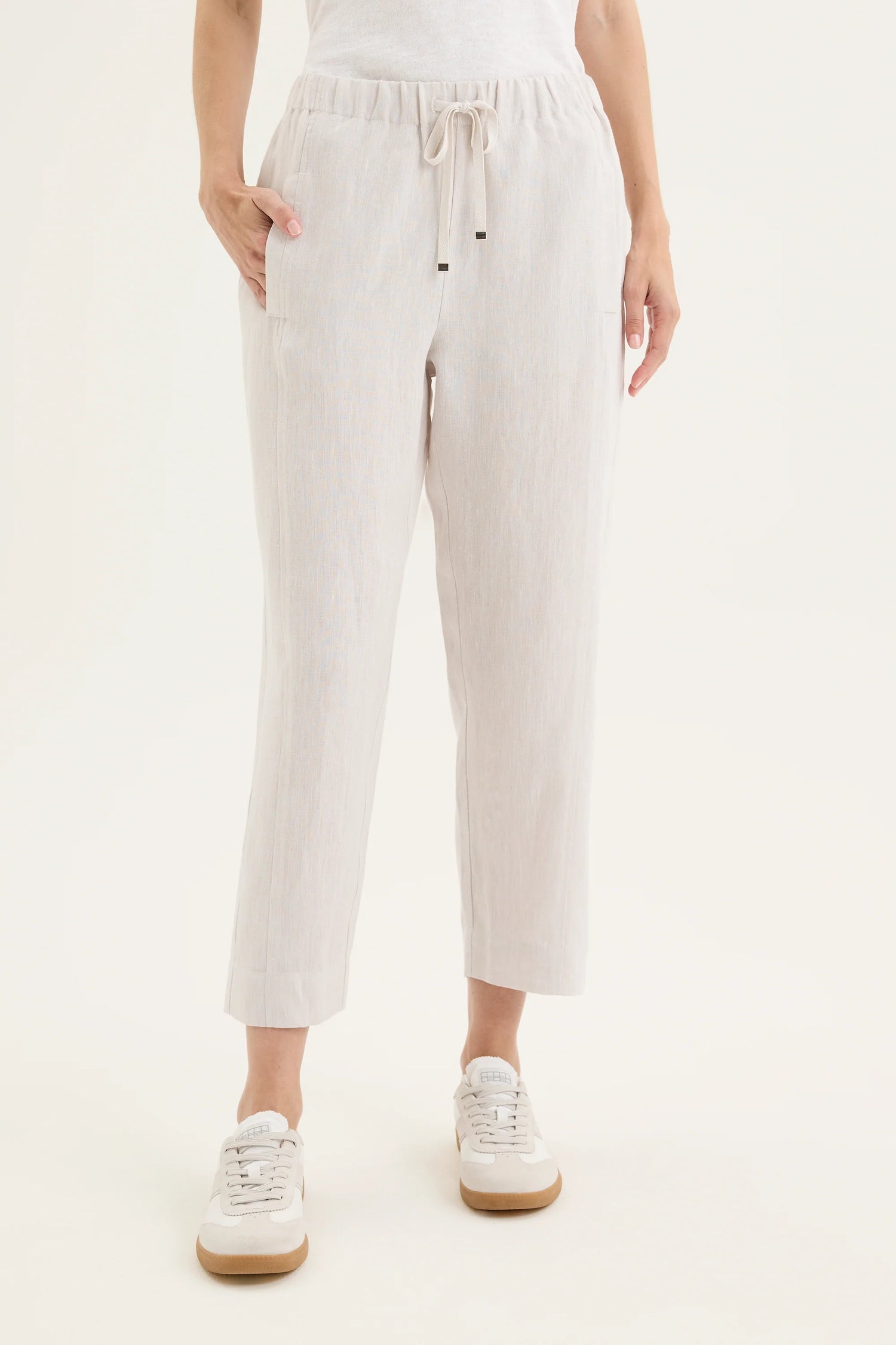 Yarra Trail Tirari Slim Pant White