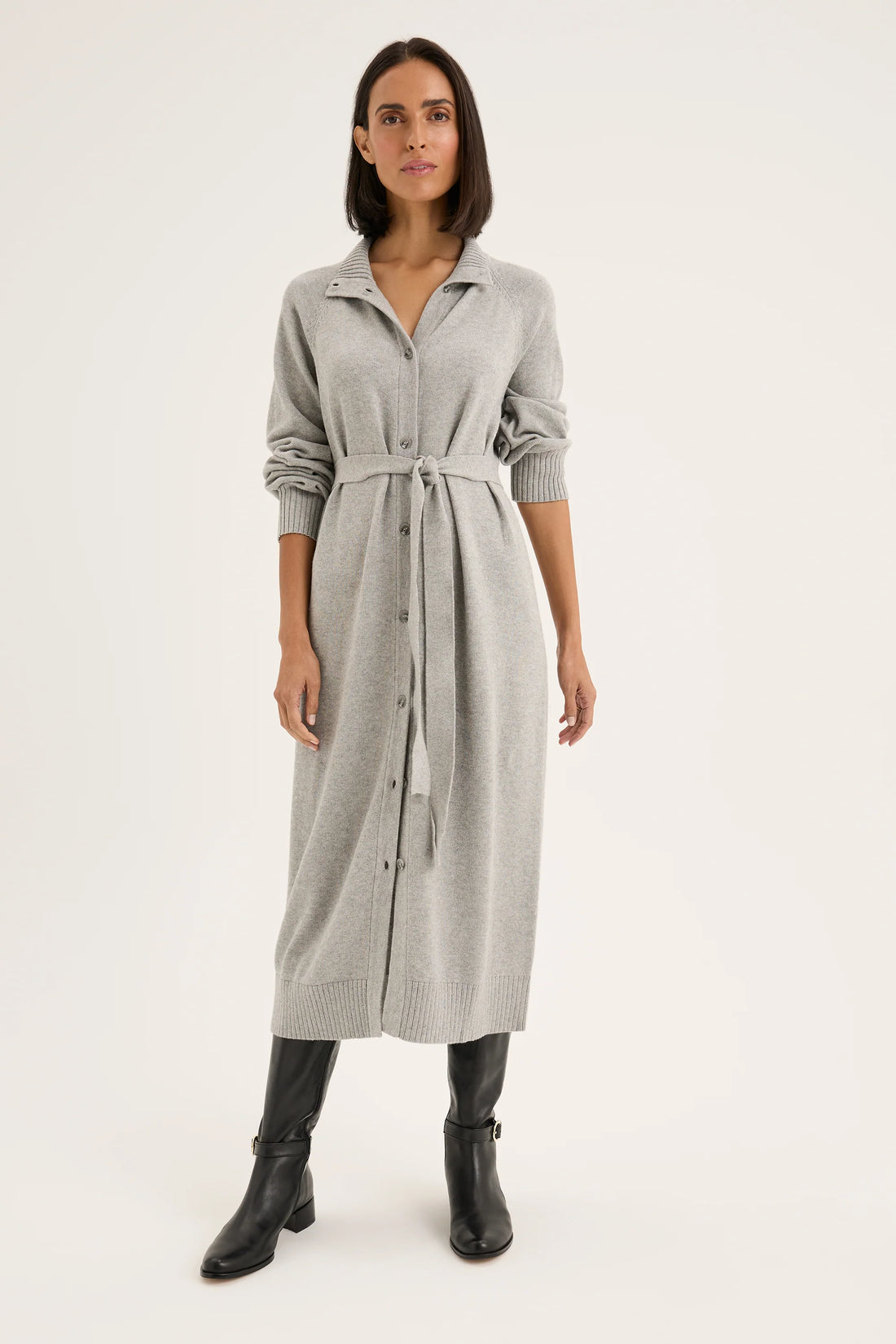 Yarra Trail Tranquil Cardi Silver Marle