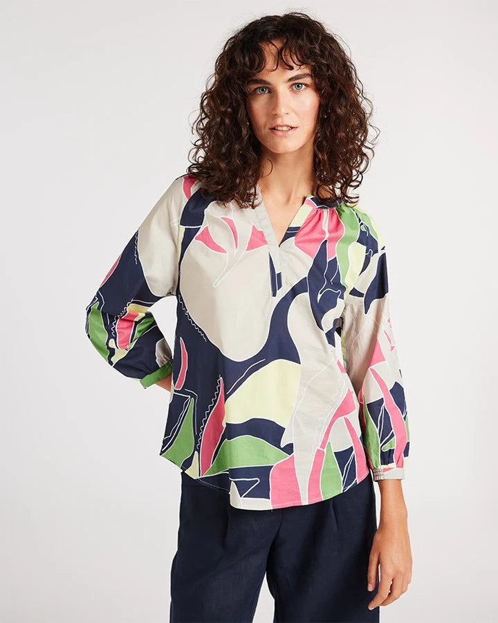 Abstract Print Top