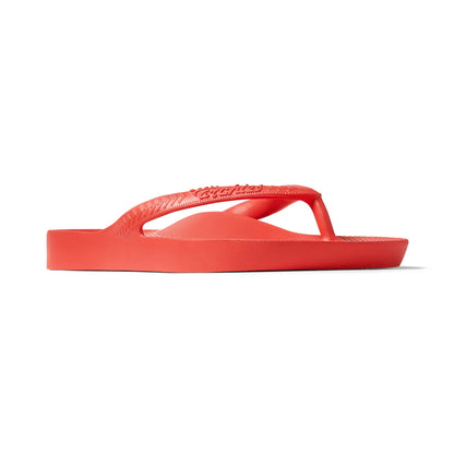 Archies Arch Support Thongs Classic Coral