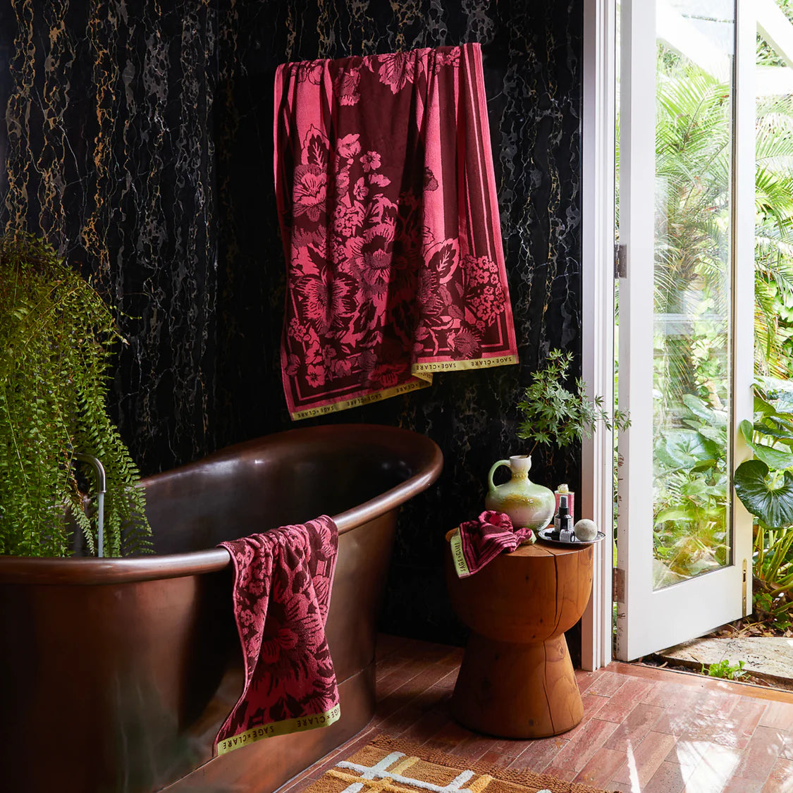 Sage x Clare Eliza Bath Sheet Primrose