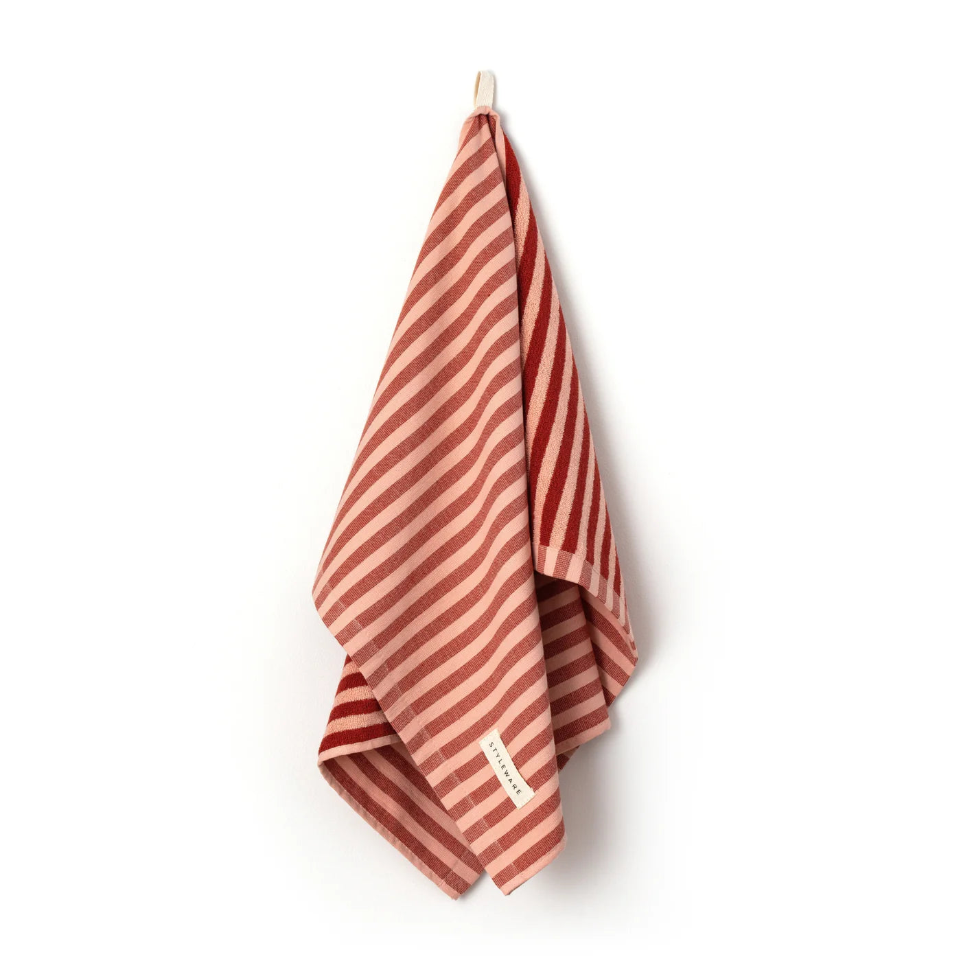 Styleware Between The Lines Tea Towel Red Velvet