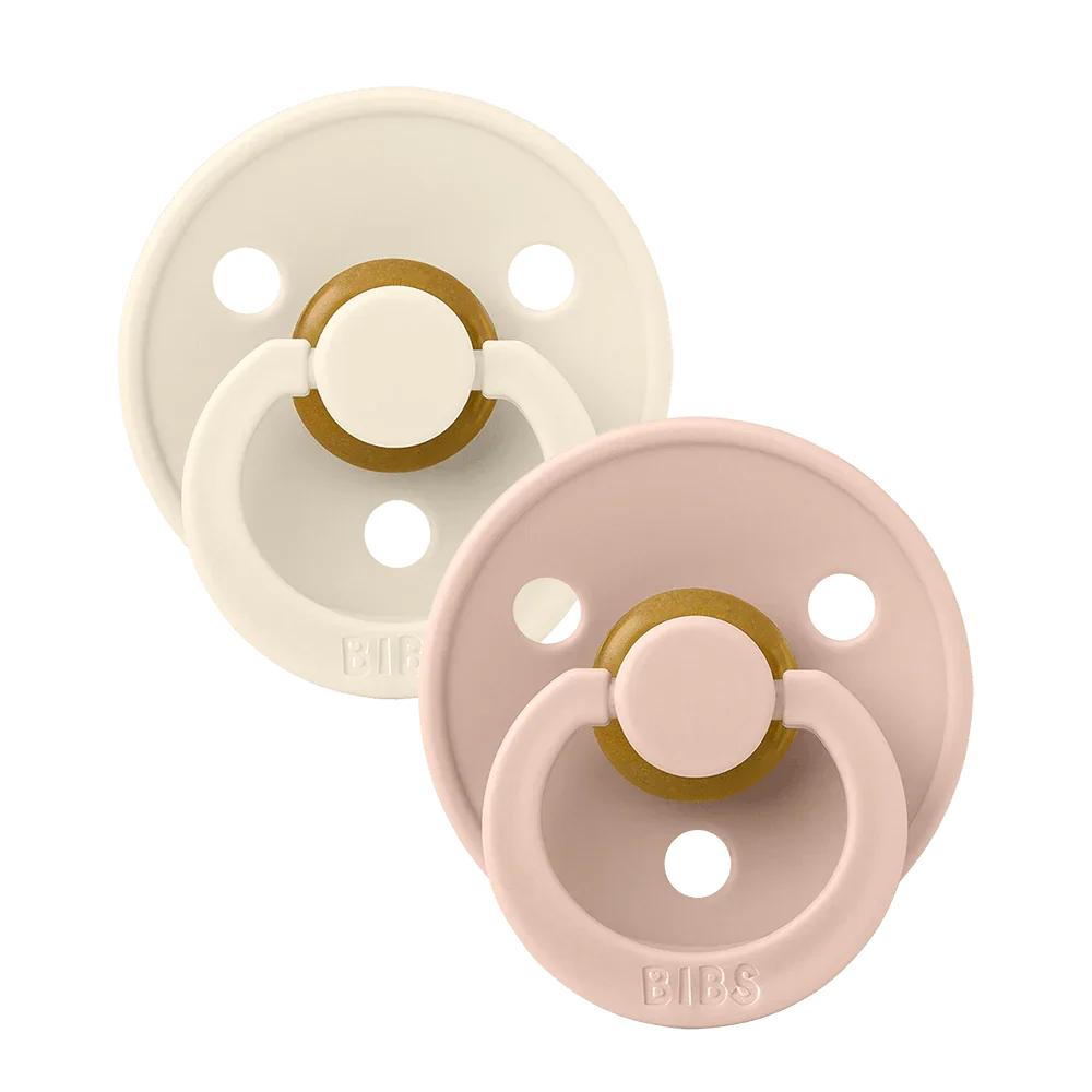 BIBS Ivory Blush Symmetrical Pacifier