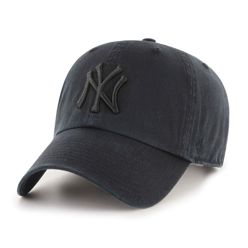 Los Angeles Yankees Black/Black 47 Clean Up Cap
