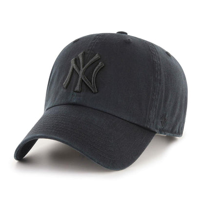 Los Angeles Yankees Black/Black 47 Clean Up Cap