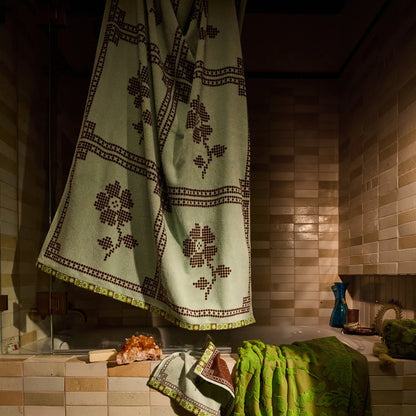 Sage x Clare Bonny Bath Sheet Fluorite