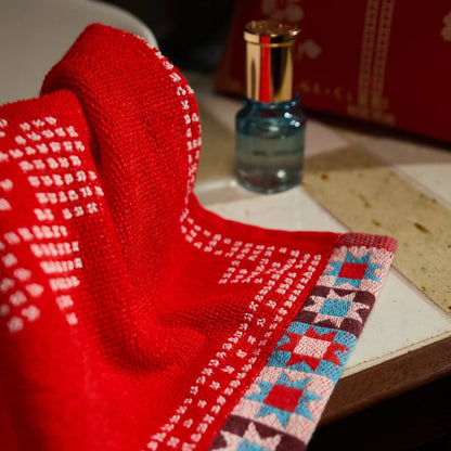 Sage x Clare Bonnie Hand Towel Poppy