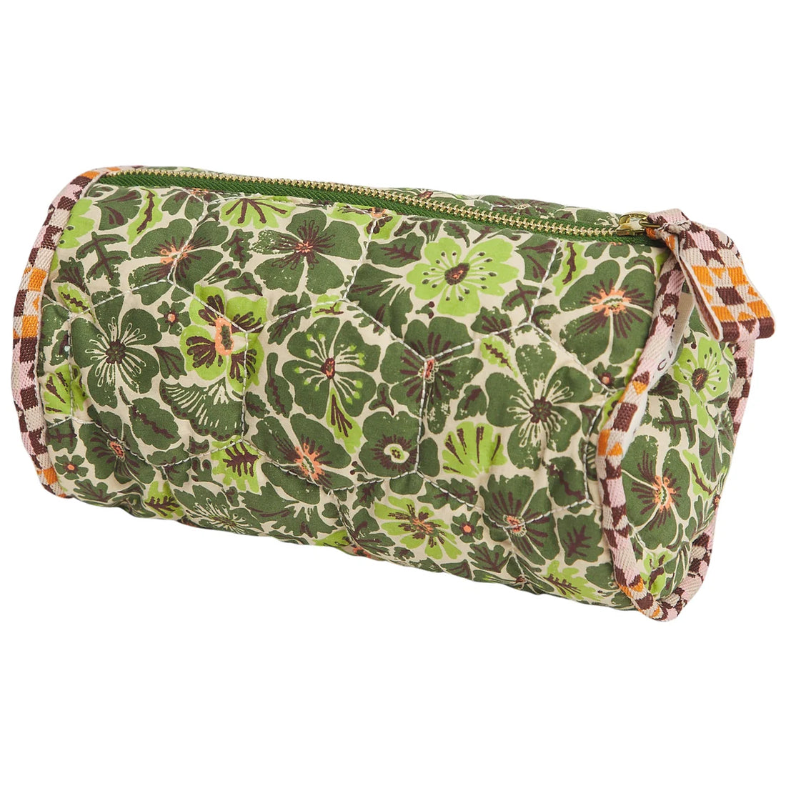 Sage x Clare Marta Make up Bag Cactus Green
