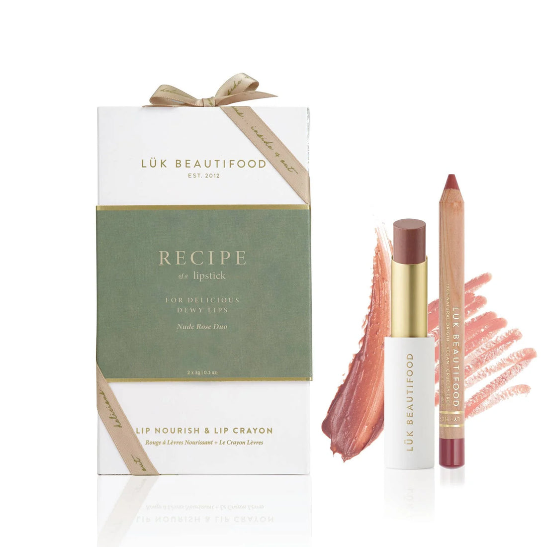 LUK Beautifood Lip Recipe Duo Nude Pink