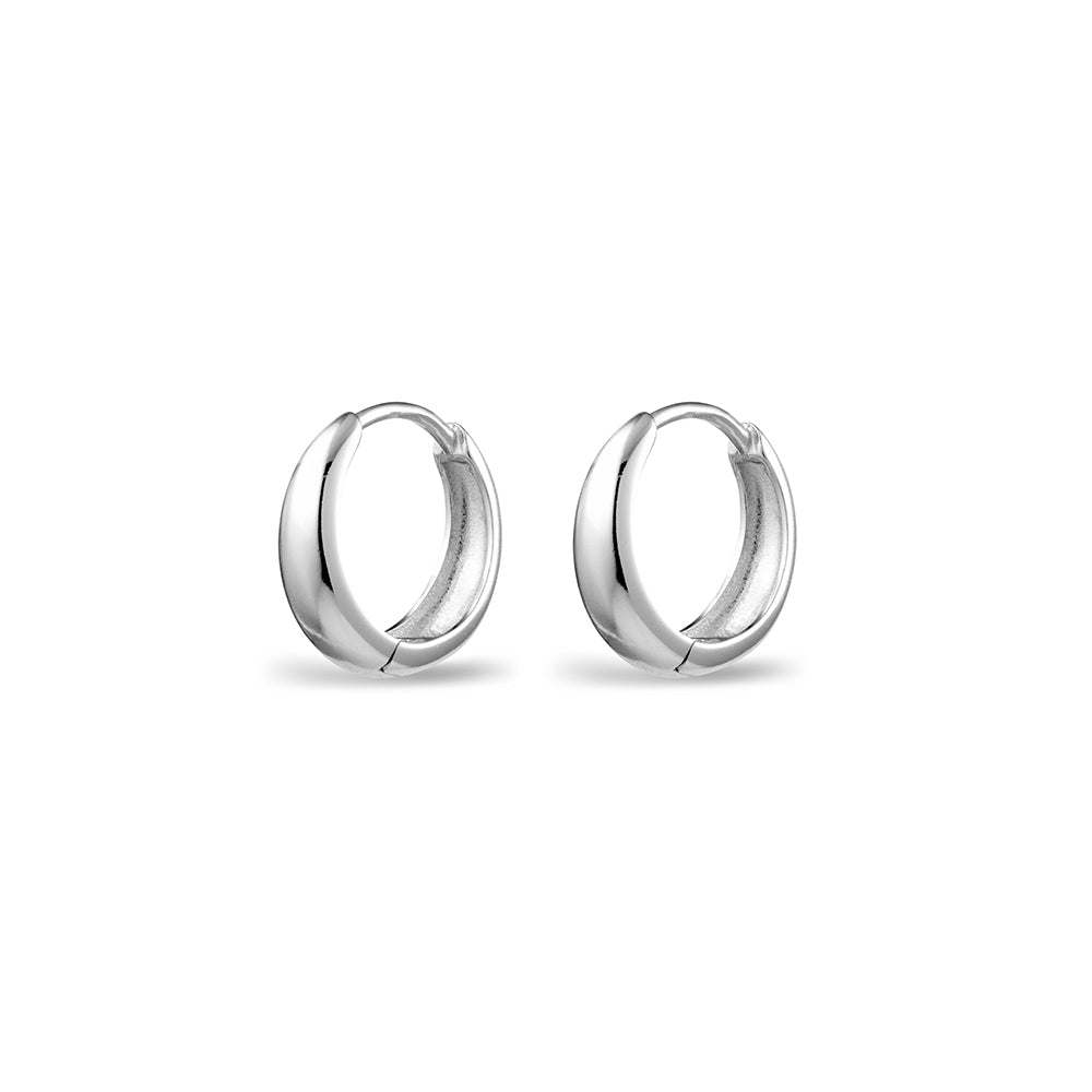 Sterling Silver Everyday Tapered Silver Earrings