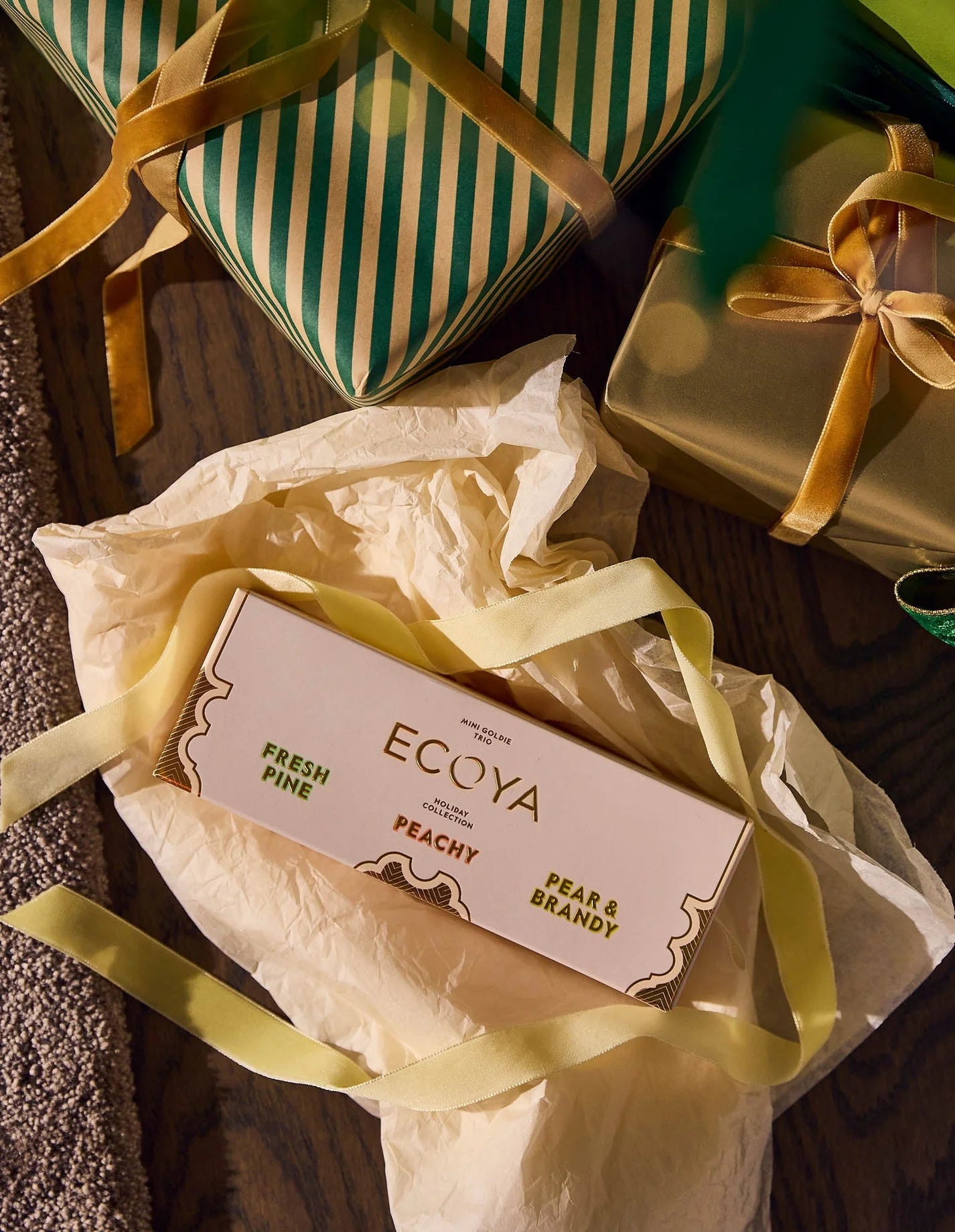 Ecoya Mini Goldie Trio Holiday Collection