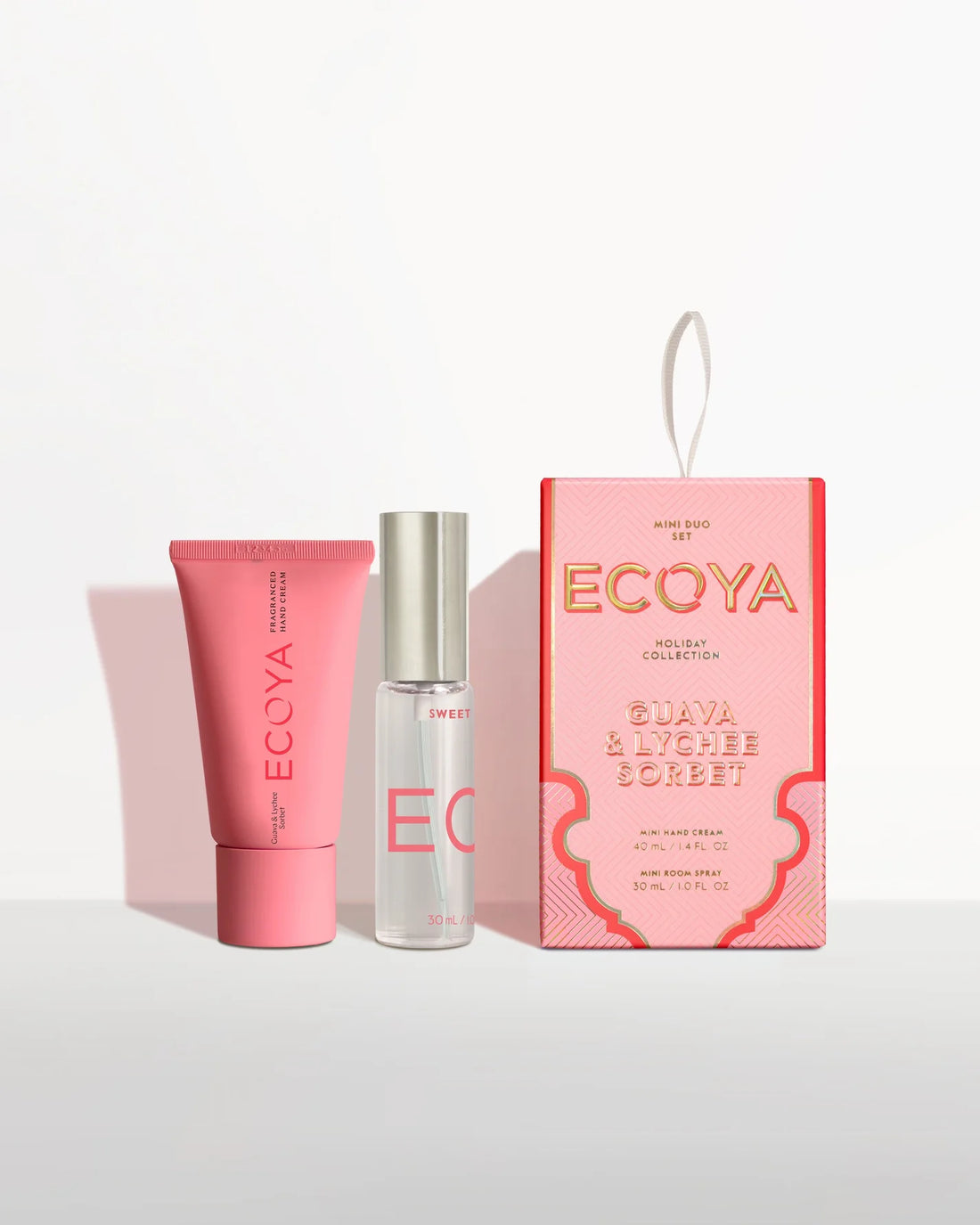 Ecoya Sweet Pea &amp; Jasmine Mini Duo Set Holiday Collection