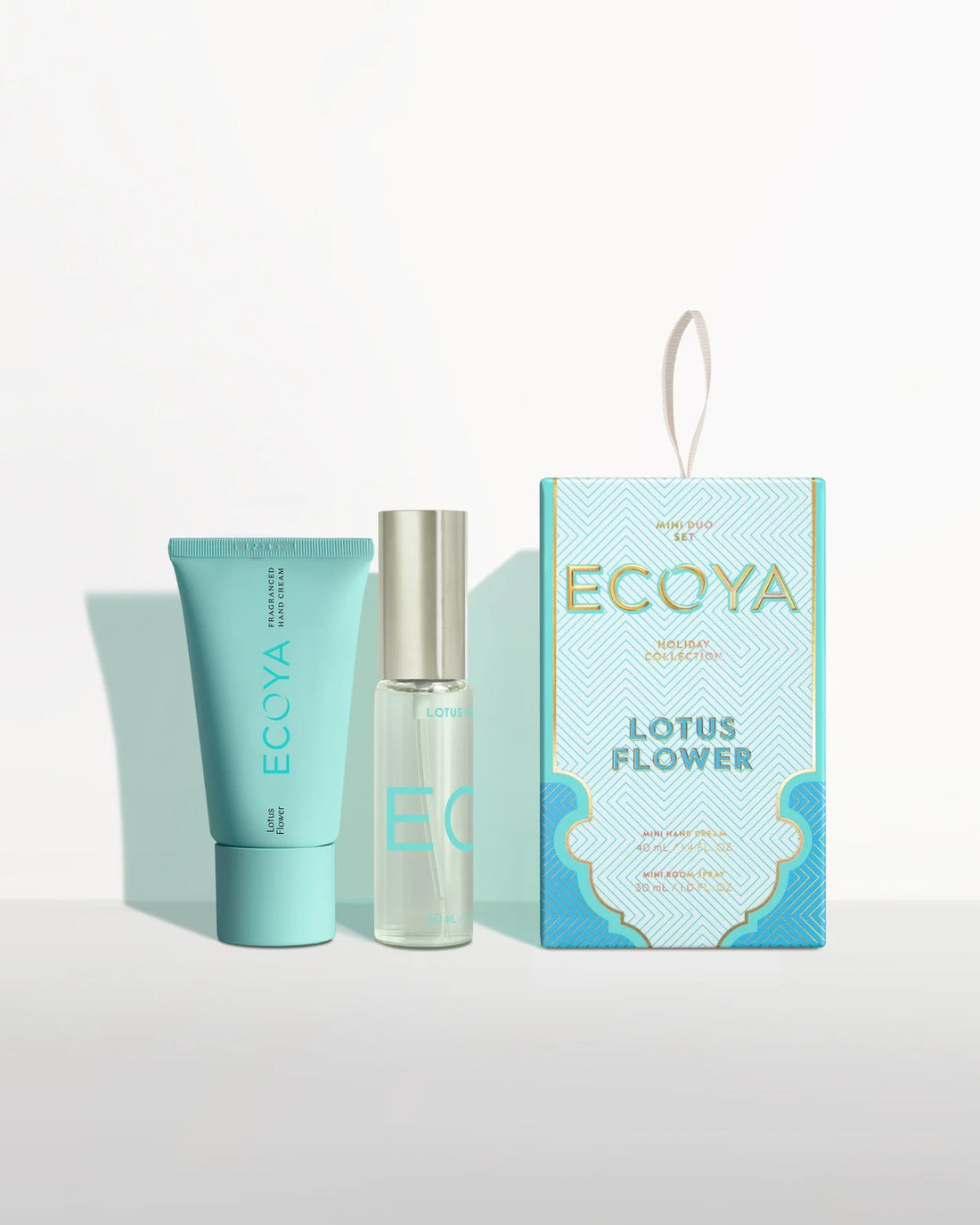 Ecoya Lotus Flower Mini Duo Set Holiday Collection