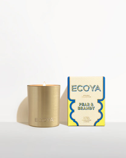 Ecoya Pear &amp; Brandy Mini Goldie Holiday Collection