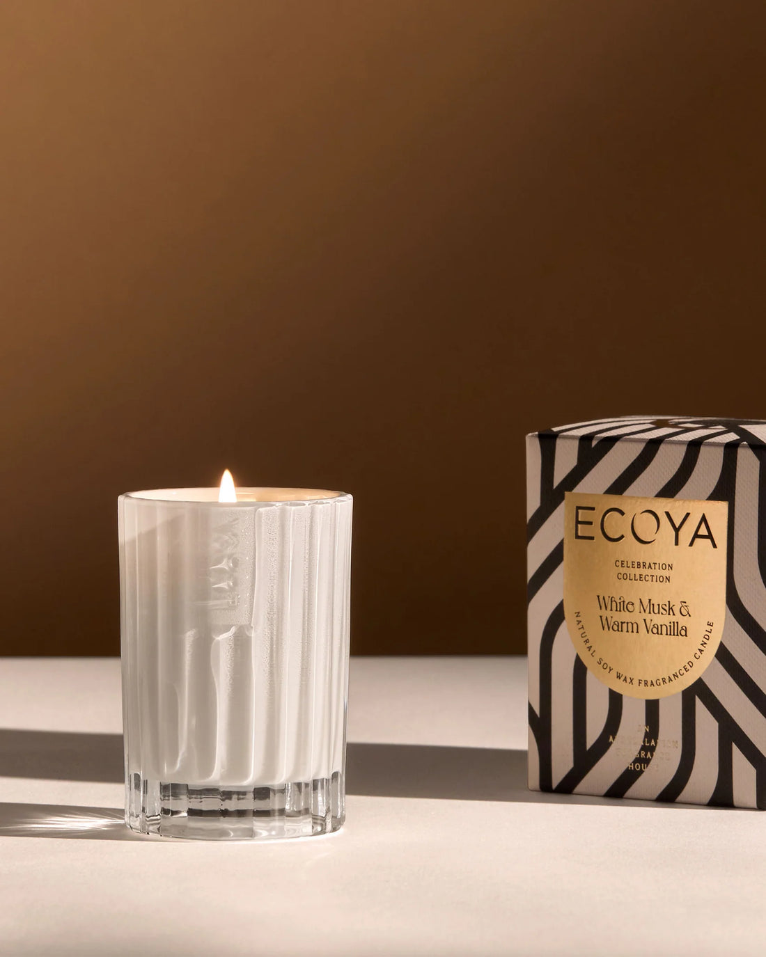Ecoya White Musk &amp; Warm Vanilla Mini Celebration Candle