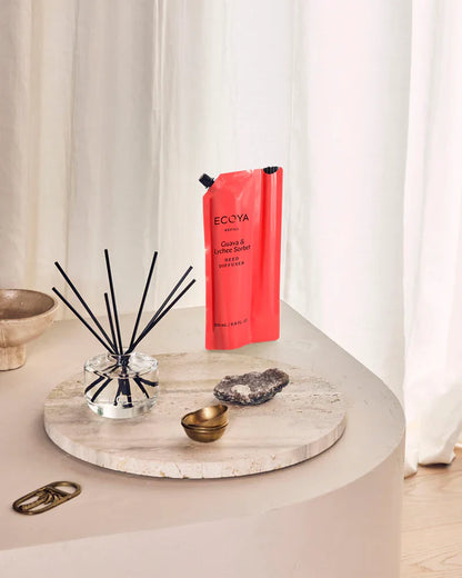 Ecoya Guava &amp; Lychee Sorbet  Diffuser Refill