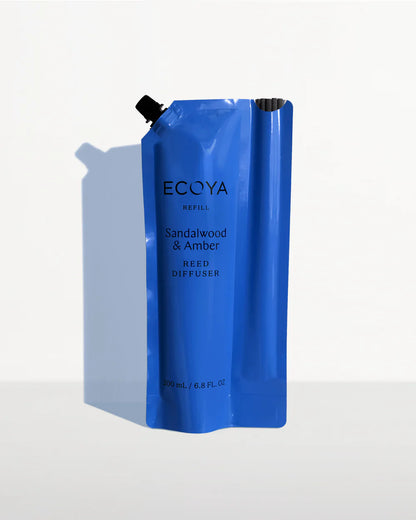 Ecoya Sandalwood &amp; Amber Reed Diffuser Refill