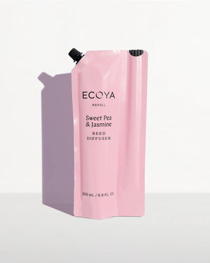 Ecoya Sweet Pea &amp; Jasmine Reed Diffuser Refill