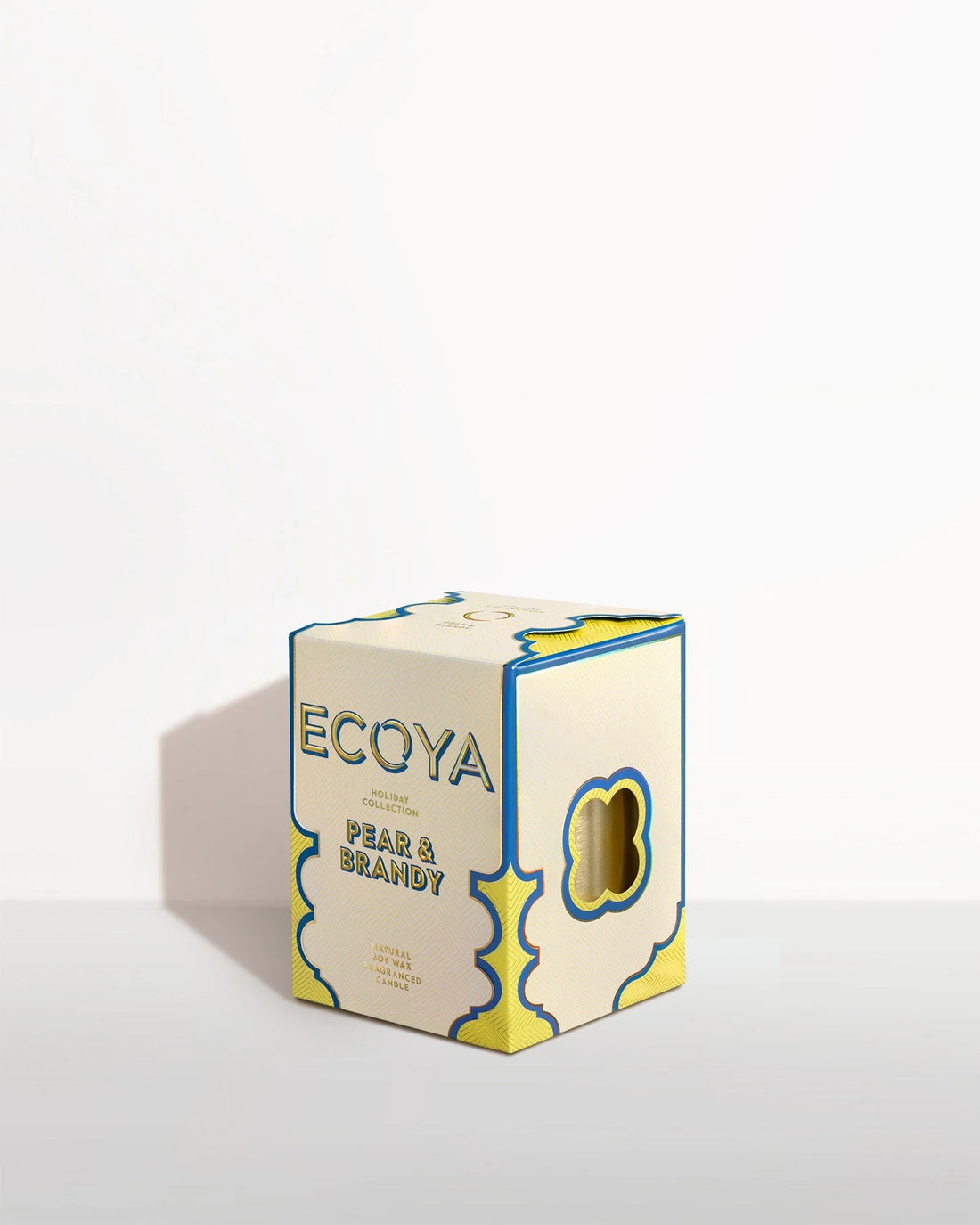 Ecoya Pear &amp; Brandy Goldie Candle Holiday Collection