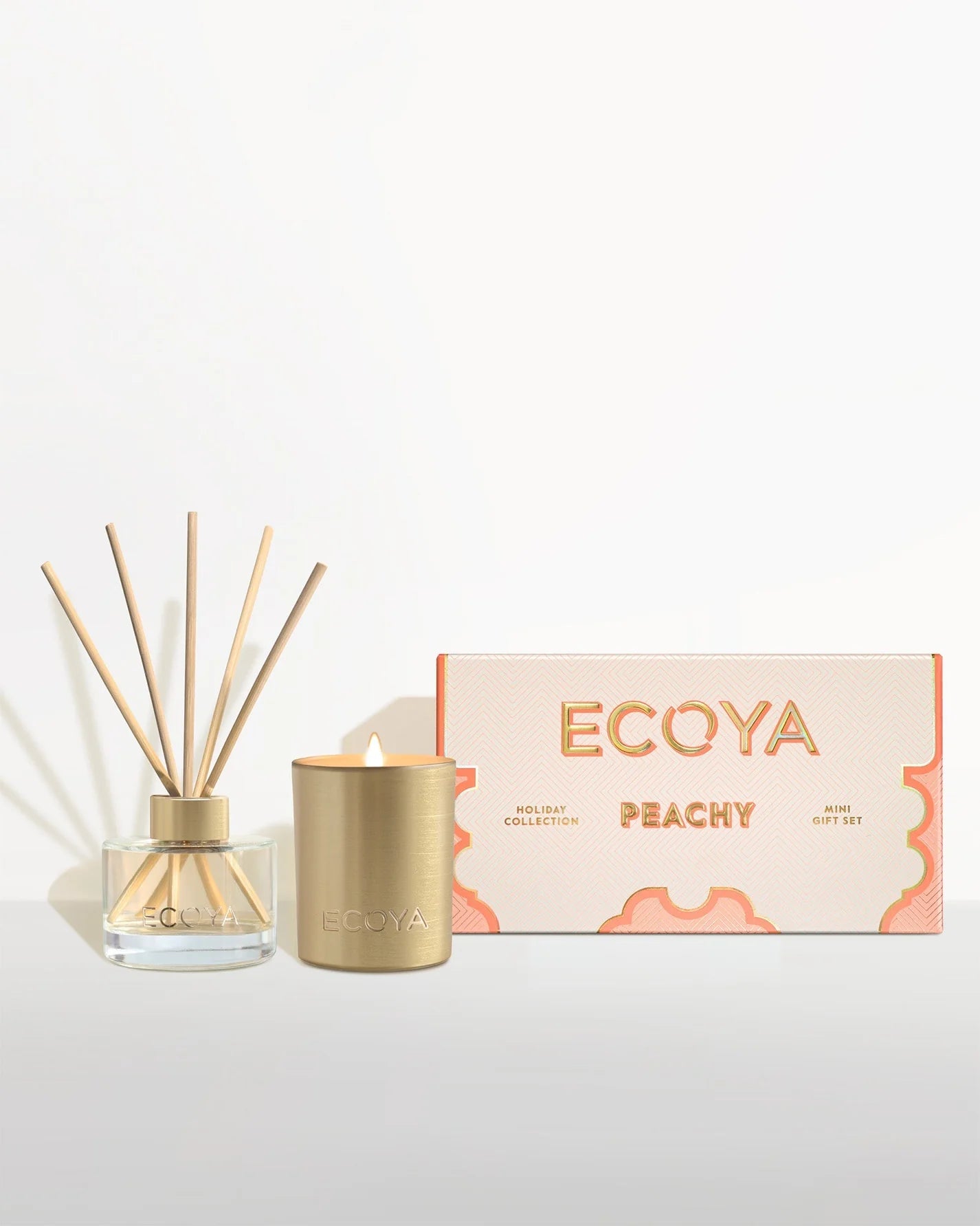 Ecoya  Peachy Mini Gift Set Holiday Collection