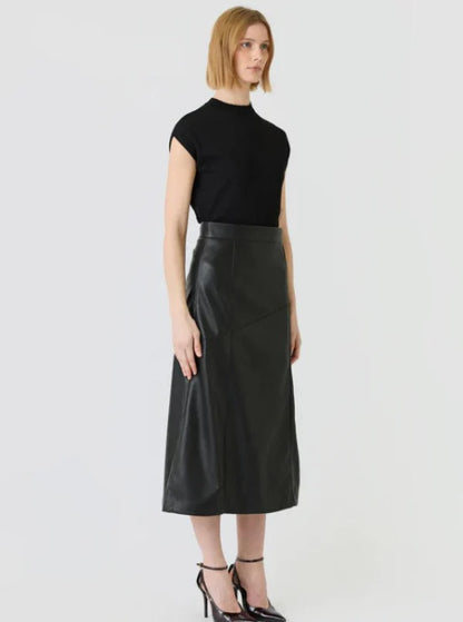 Esmaee Clea Midi Skirt Black