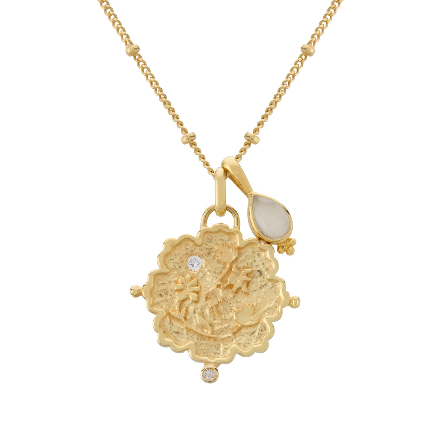 Murkani Loved Always Pendant Necklace 18KT Gold Plated