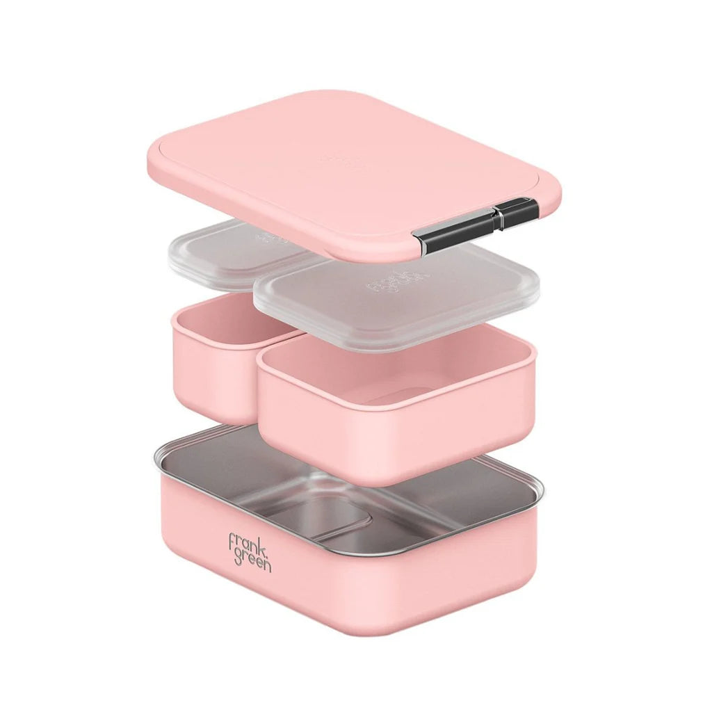 Frank Green Lunch Container With Silicone Lid Blushed
