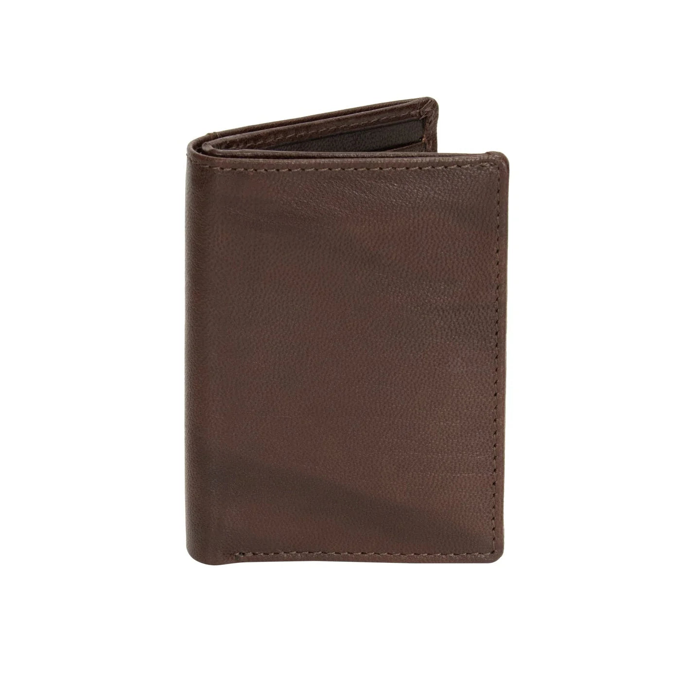 Greenwood Leather Card Holder Wallet RFID Brown