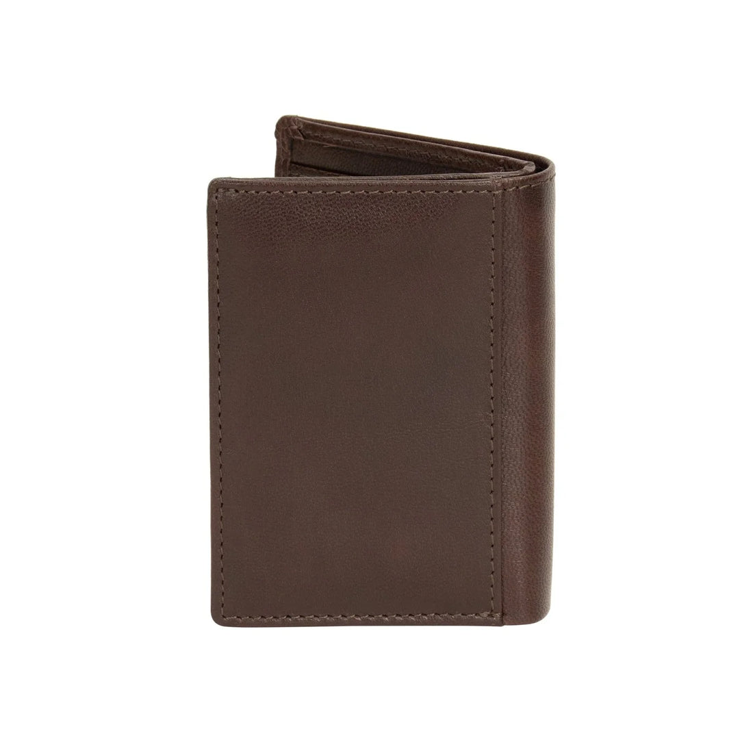 Greenwood Leather Card Holder Wallet RFID Brown