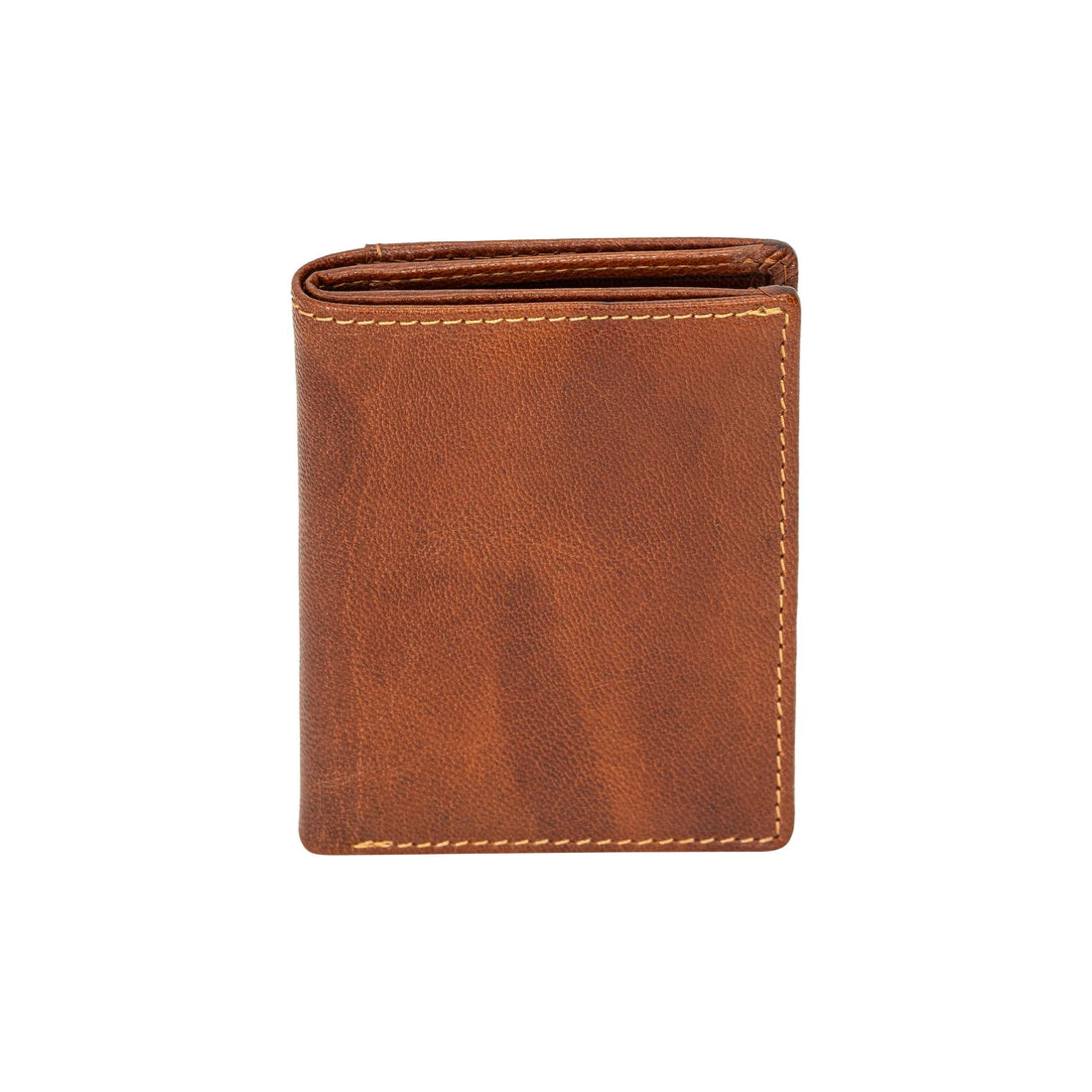 Greenwood Leather Card Holder Wallet RFID Camel