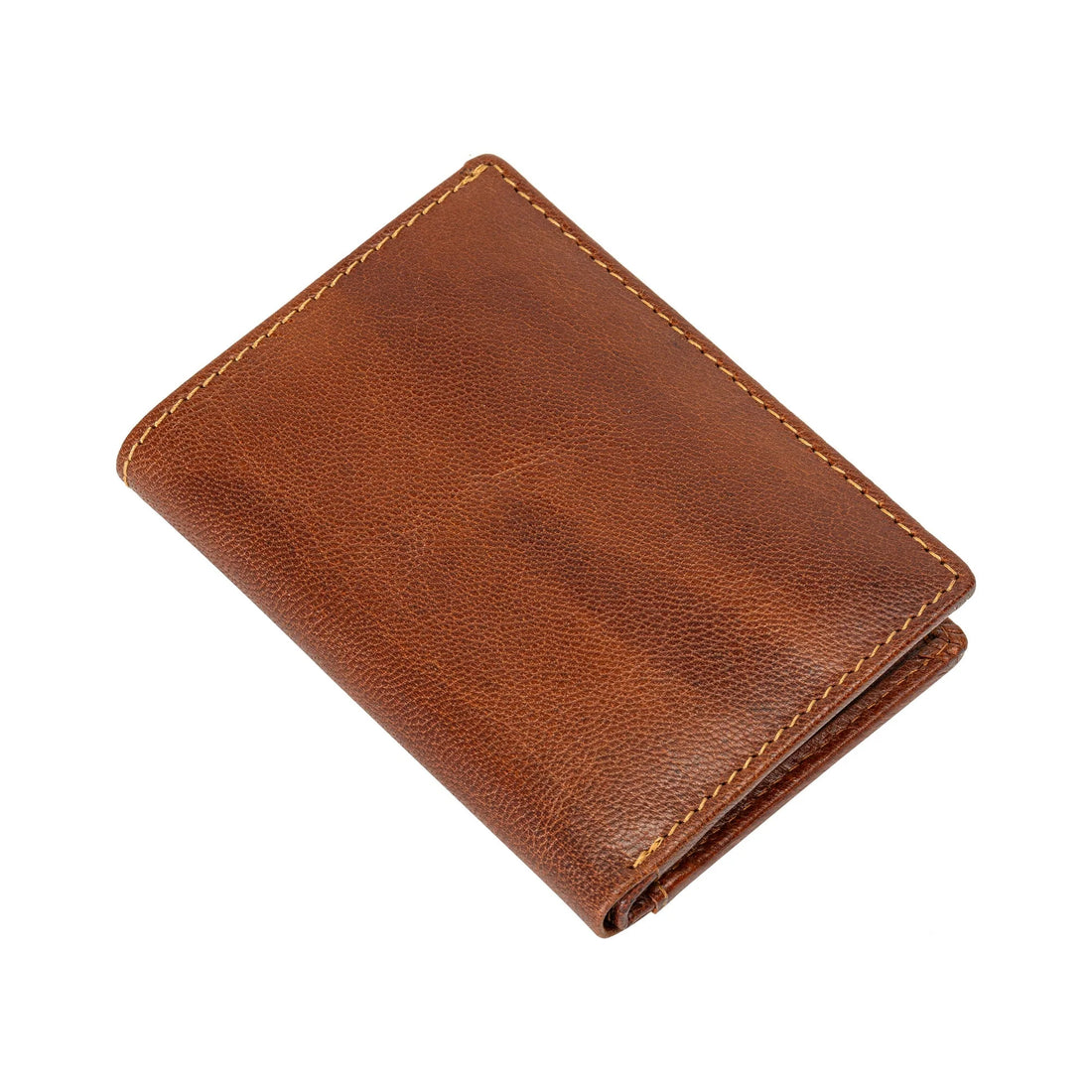 Greenwood Leather Card Holder Wallet RFID Camel