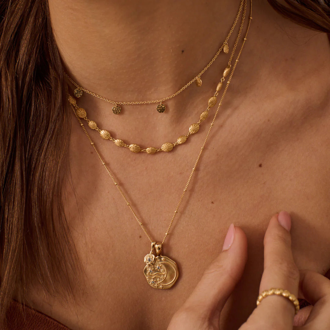 Murkani Grace Disc Choker 18KT Gold Plated