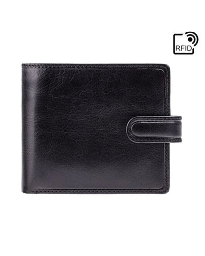 Greenwood Heritage Collection Leather Bifold Wallet Black