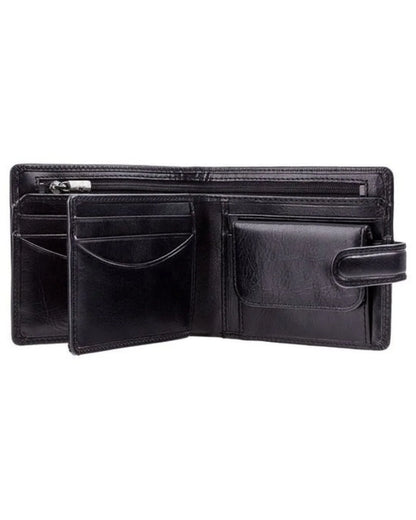 Greenwood Heritage Collection Leather Bifold Wallet Black