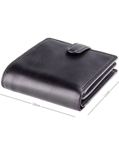 Greenwood Heritage Collection Leather Bifold Wallet Black